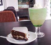 cake and coffee