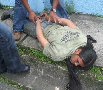 detained Nicaragua suspect