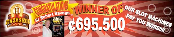 Horsehoe slot winner