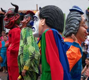 It’s not Halloween — Here it’s the day of the masks