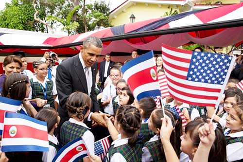 Obama and kids