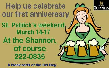 Shannon pub advertisement