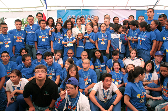 Special Olympics athletes get the presidential treatment
